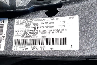 2023 Toyota Tundra Limited