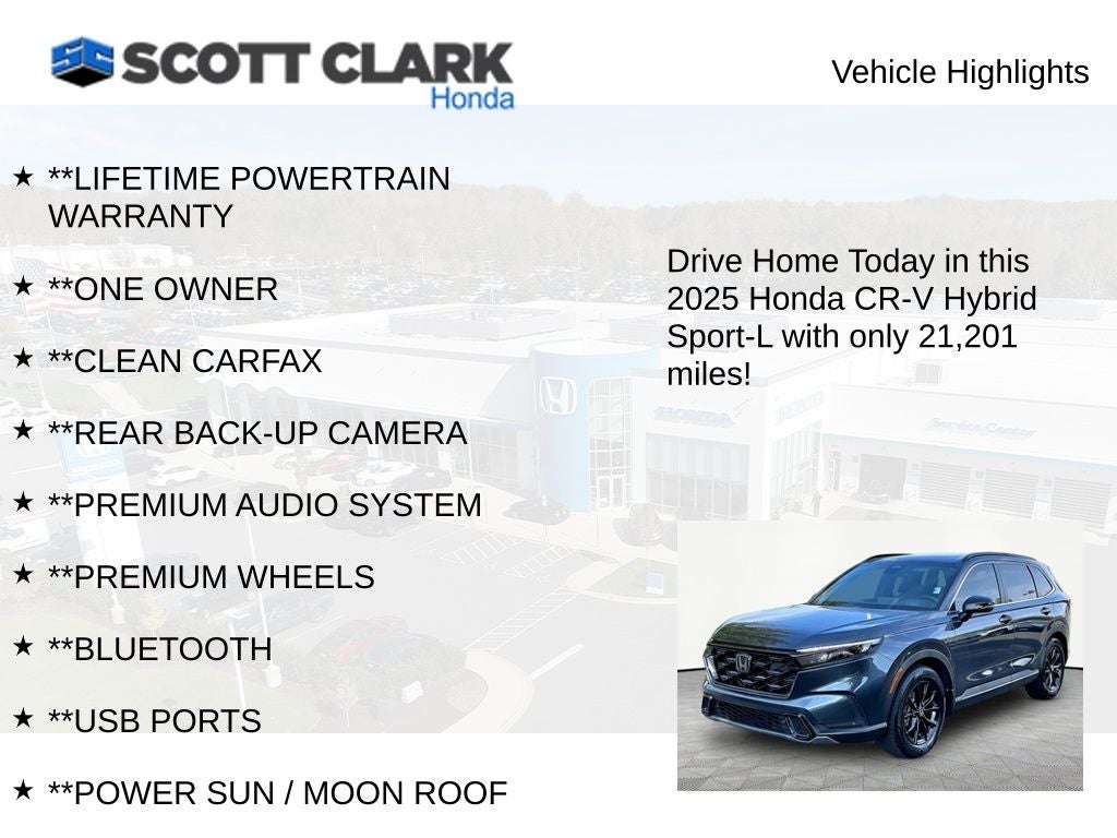 2025 Honda CR-V Hybrid Sport-L