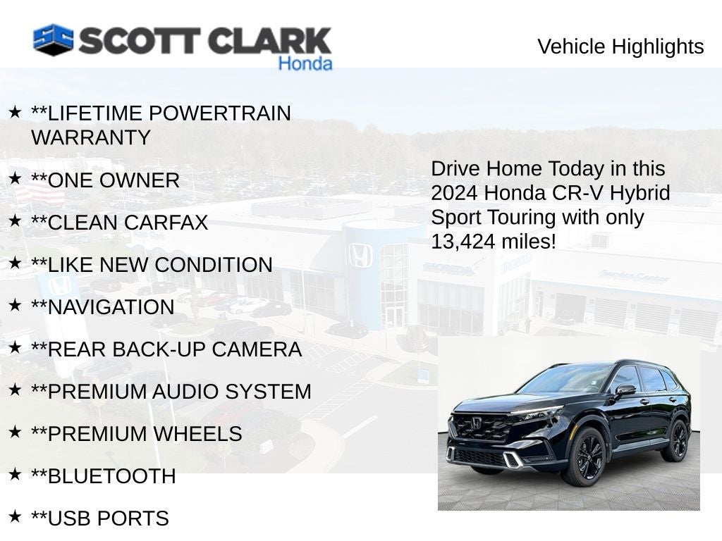 2024 Honda CR-V Hybrid Sport Touring
