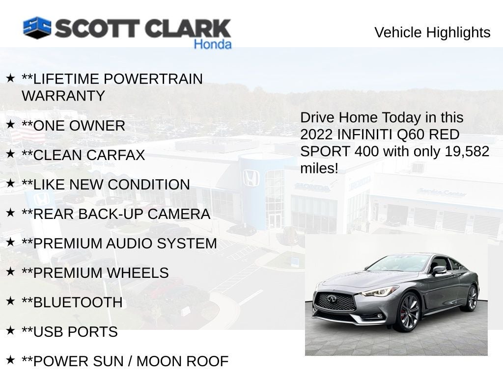 2022 INFINITI Q60 RED SPORT 400
