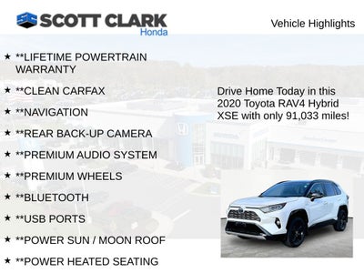 2020 Toyota RAV4 Hybrid Hybrid XSE