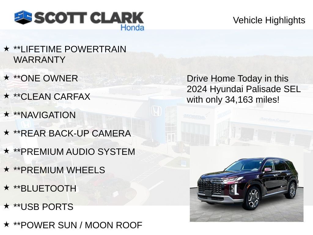 2024 Hyundai Palisade SEL 7P