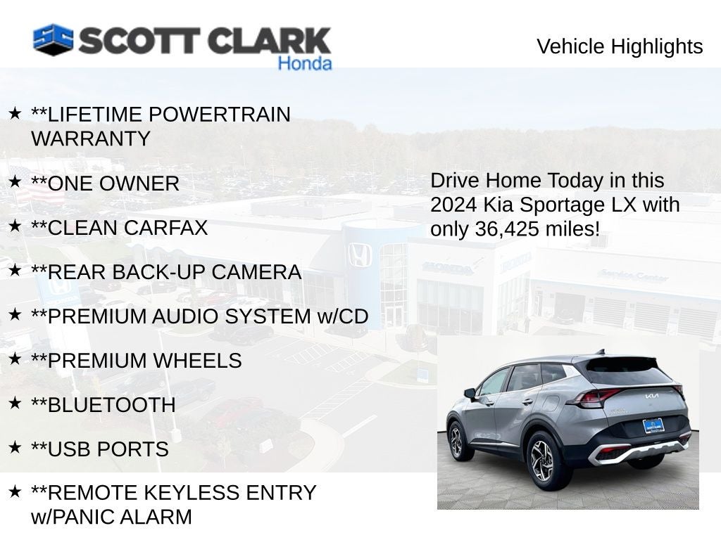 2024 Kia Sportage LX