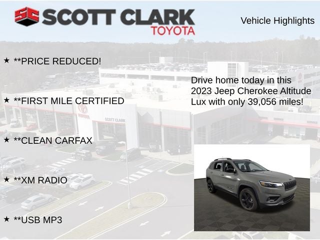2023 Jeep Cherokee Altitude 4D Sport Utility