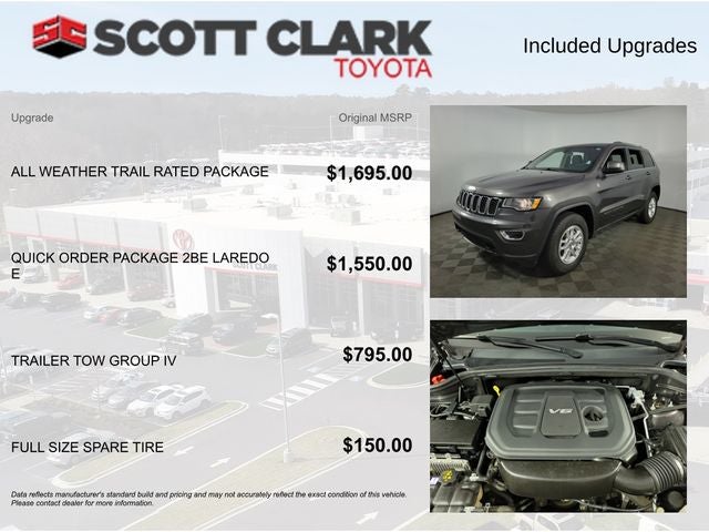 2019 Jeep Grand Cherokee Laredo E 4D Sport Utility