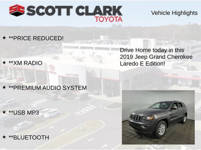 2019 Jeep Grand Cherokee Laredo E 4D Sport Utility