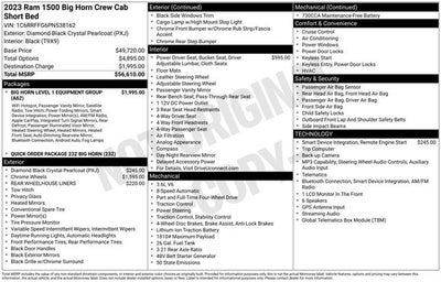 2023 RAM 1500 Big Horn/Lone Star 4D Crew Cab