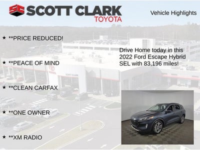 2022 Ford Escape Hybrid SEL 4D Sport Utility