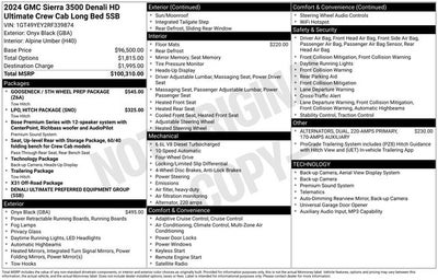2024 GMC Sierra 3500HD Denali Ultimate 4D Crew Cab