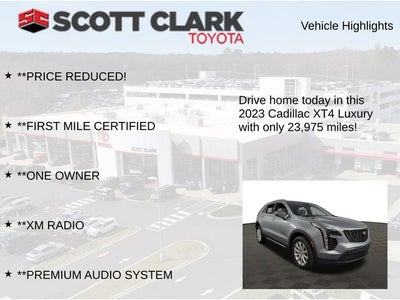 2023 Cadillac XT4 Luxury 4D Sport Utility