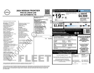 2024 Nissan Frontier PRO-4X 4D Crew Cab