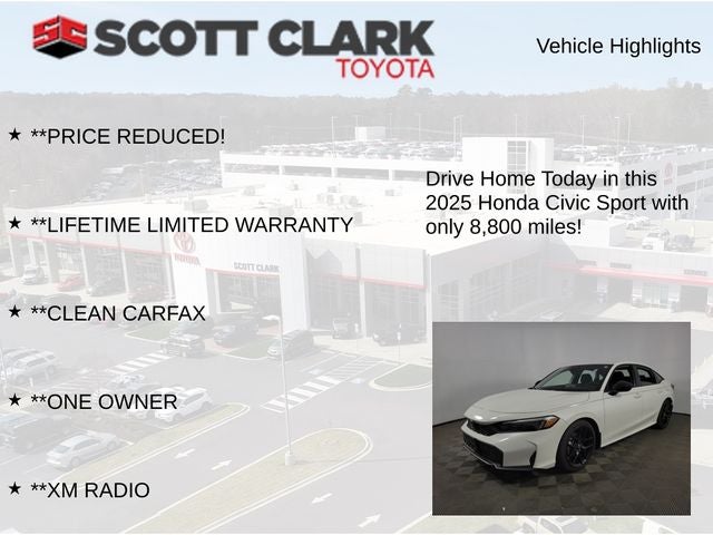 2025 Honda Civic Sport 4D Sedan