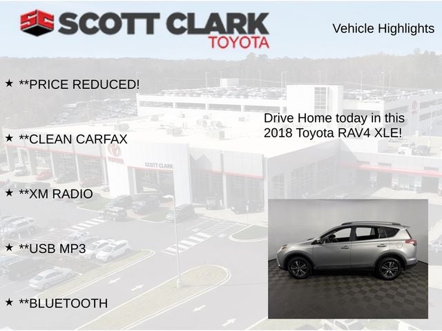2018 Toyota RAV4 XLE 4D Sport Utility