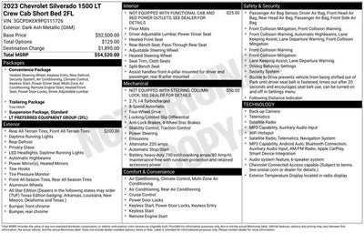 2023 Chevrolet Silverado 1500 LT 4D Sport Utility