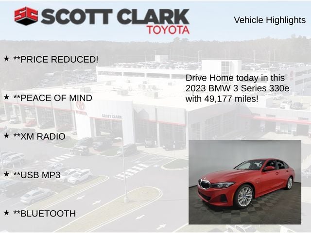 2023 BMW 3 Series 330e iPerformance 4D Sedan