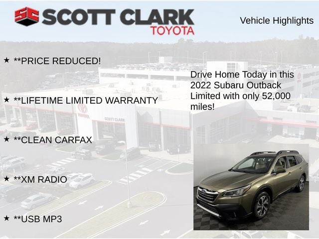 2022 Subaru Outback Limited 4D Sport Utility