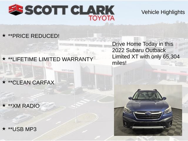 2022 Subaru Outback Limited XT 4D Sport Utility