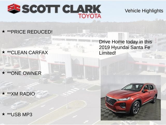 2019 Hyundai Santa Fe Limited 4D Sport Utility