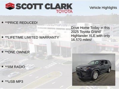 2025 Toyota Grand Highlander XLE 4D Sport Utility