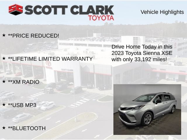 2023 Toyota Sienna XSE 7 Passenger