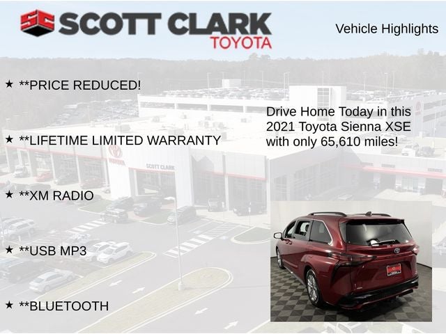 2021 Toyota Sienna XSE 7 Passenger