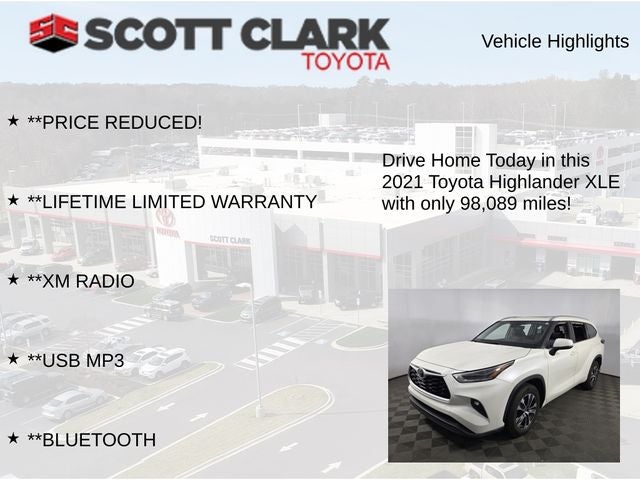 2021 Toyota Highlander XLE