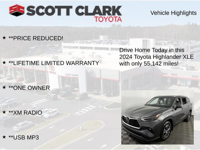 2024 Toyota Highlander XLE 4D Sport Utility