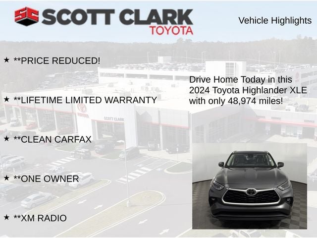 2024 Toyota Highlander XLE 4D Sport Utility