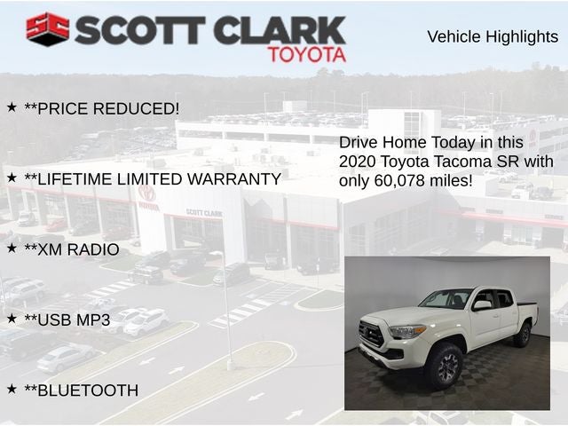 2020 Toyota Tacoma SR 4D Double Cab