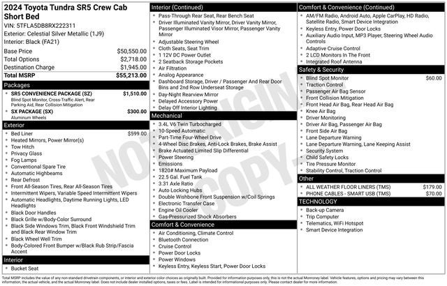 2024 Toyota Tundra SR5 4D CrewMax