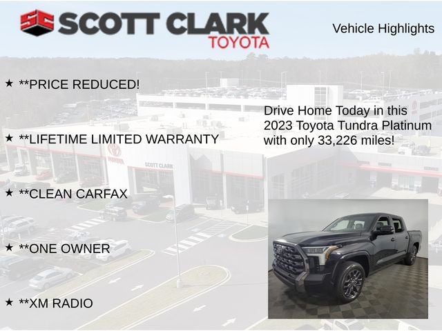 2023 Toyota Tundra Platinum 4D CrewMax