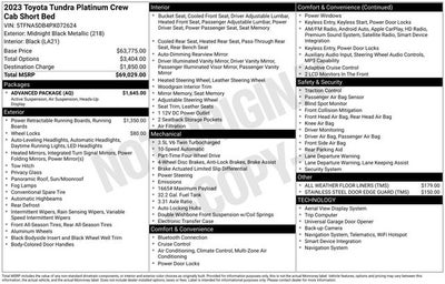 2023 Toyota Tundra Platinum 4D CrewMax