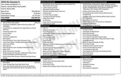2024 Kia Sorento S 4D Sport Utility
