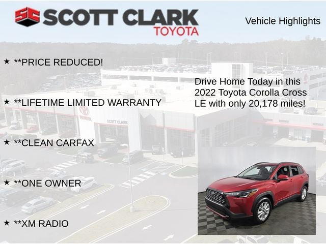 2022 Toyota Corolla Cross LE 4D Sport Utility