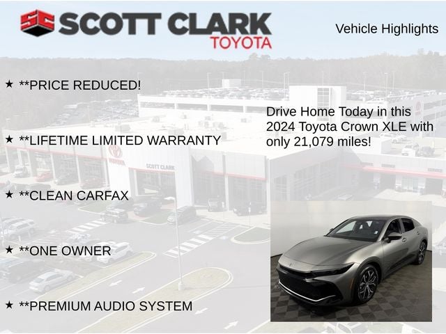 2024 Toyota Crown XLE 4D Sedan