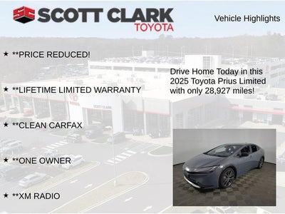 2025 Toyota Prius Limited 4D Sport Utility
