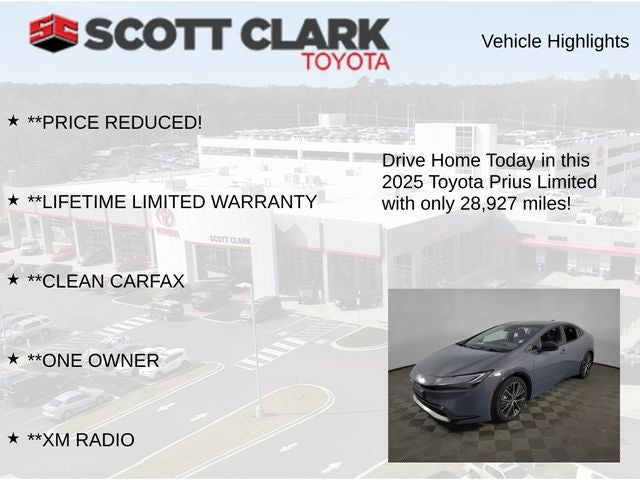 2025 Toyota Prius Limited 4D Sport Utility