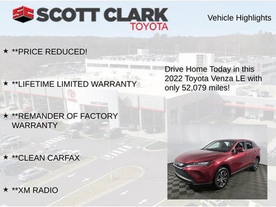 2022 Toyota Venza LE 4D Sport Utility