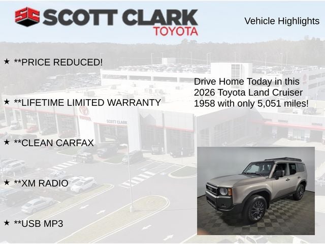 2026 Toyota Land Cruiser 1958 4D Sport Utility