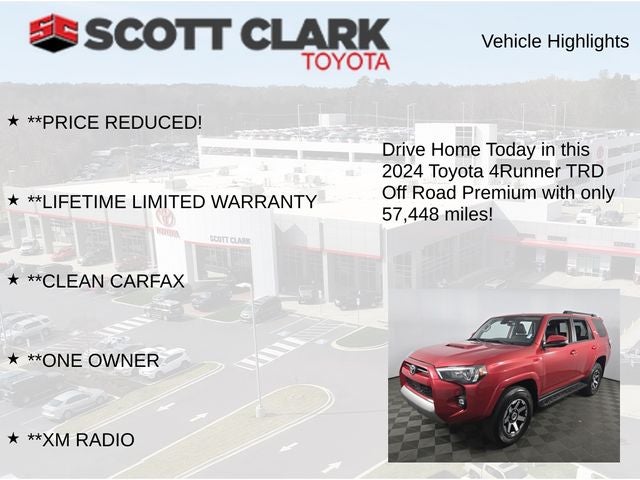 2024 Toyota 4Runner TRD Off-Road Premium 4D Sport Utility