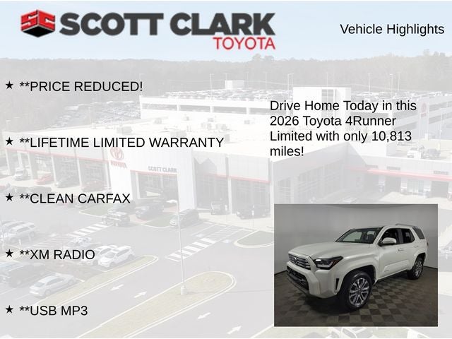2026 Toyota 4Runner Limited 4D Sport Utility