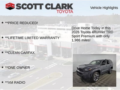 2026 Toyota 4Runner TRD Sport Premium 4D Sport Utility
