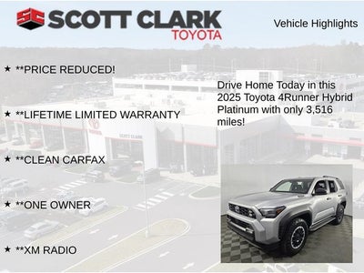 2025 Toyota 4Runner i-FORCE MAX Hybrid Platinum 4D Sport Utility
