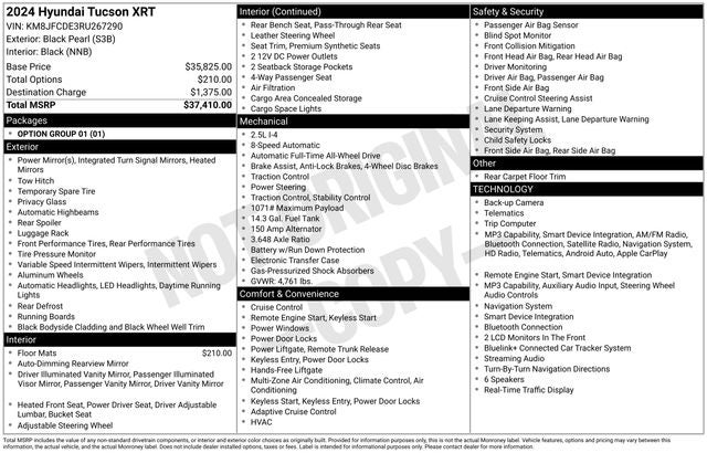 2024 Hyundai Tucson XRT 4D Sport Utility