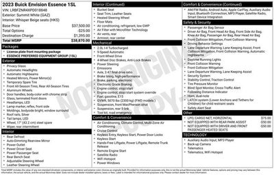 2023 Buick Envision Essence 4D Sport Utility