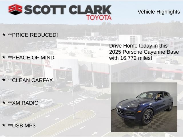 2025 Porsche Cayenne Base 4D Sport Utility