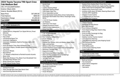 2024 Toyota Tacoma TRD Sport