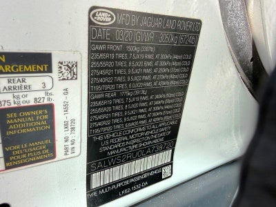 2020 Land Rover Range Rover Sport HST