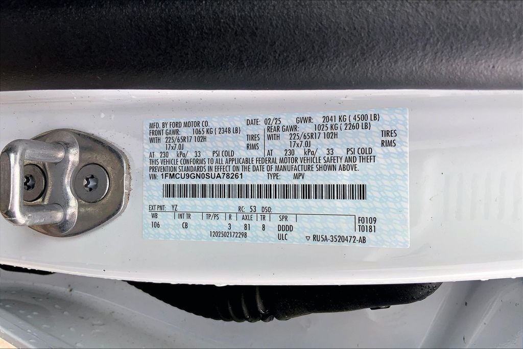 2025 Ford Escape Active