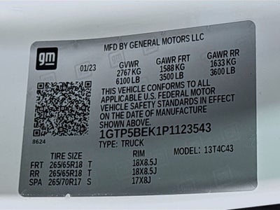 2023 GMC Canyon 2WD Elevation